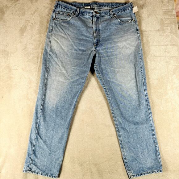 Carhartt Jeans Men's 42x32 Rugged Flex‎ Straight Fit Tapered Leg Workwear Denim - Picture 1 of 10